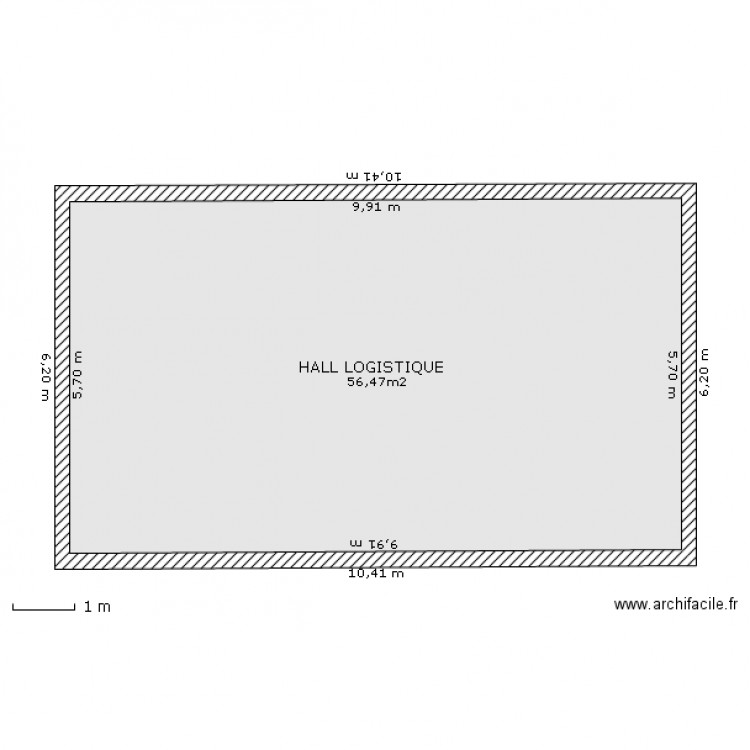 HALL LOGISTIQUE. Plan de 0 pièce et 0 m2