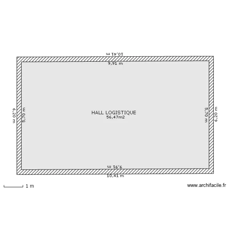 HALL LOGISTIQUE. Plan de 