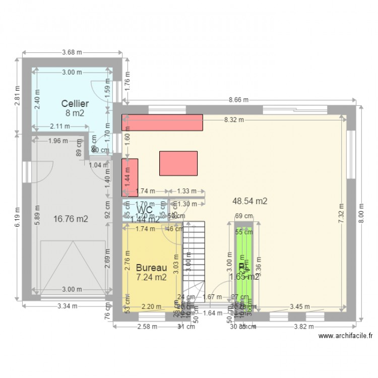 BOULONGNE RDC 2. Plan de 0 pièce et 0 m2