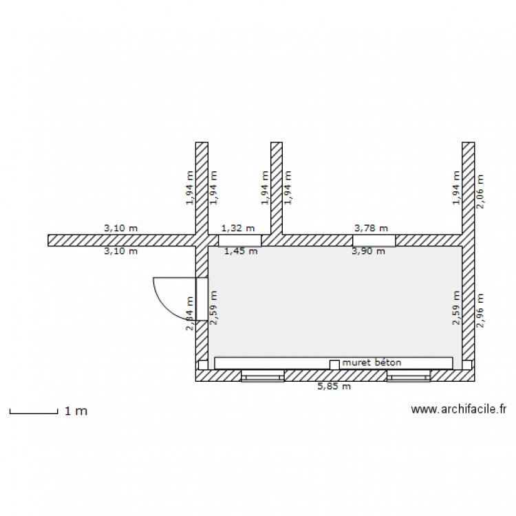 la bréole. Plan de 0 pièce et 0 m2