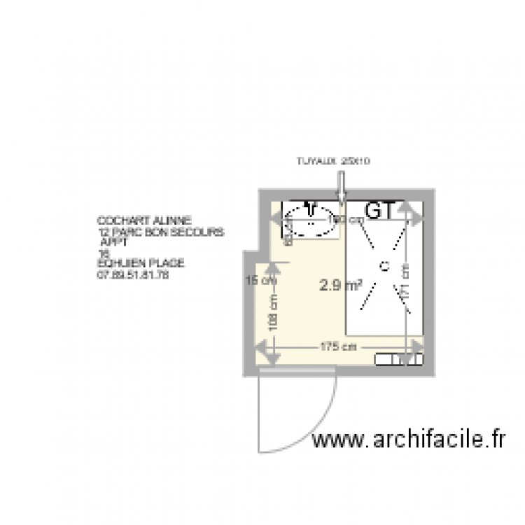 COCHART EQUIEN PLAGE 1. Plan de 0 pièce et 0 m2