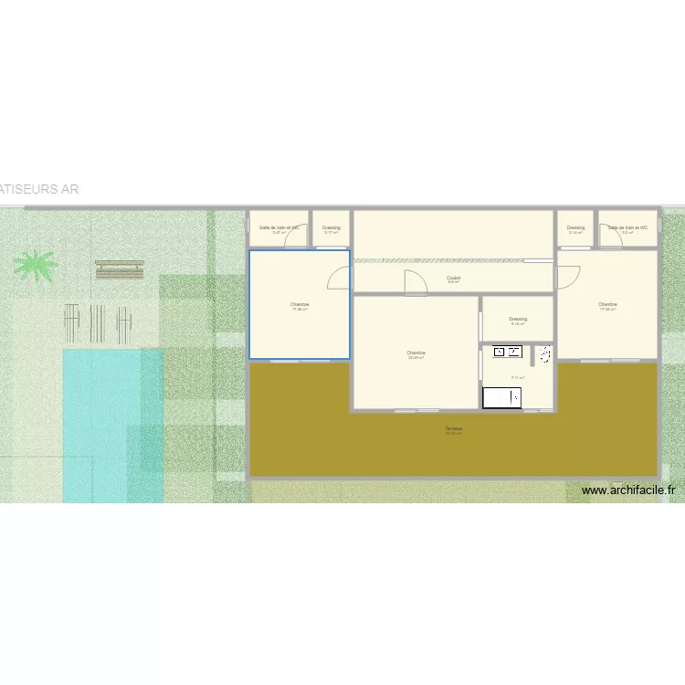 Villa Ngaparou v3. Plan de 