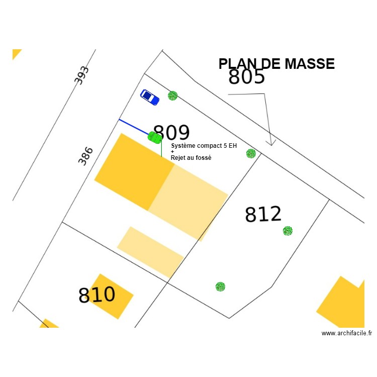 coume. Plan de 0 pièce et 0 m2