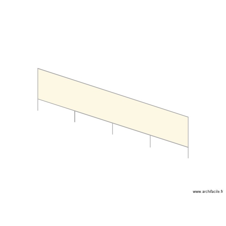 GARDE CORPS ESCALIER. Plan de 1 pièce et 3 m2