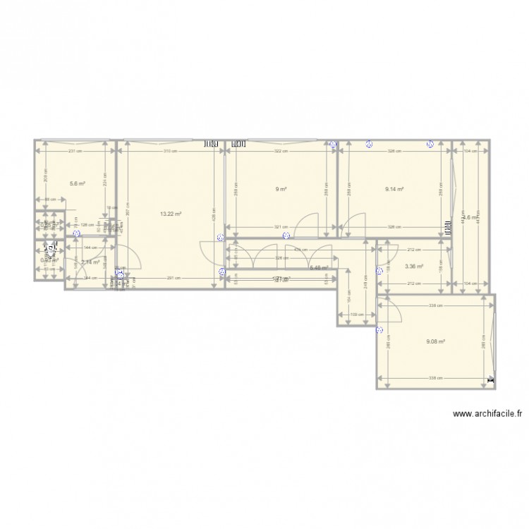 plan précis pour Marco. Plan de 0 pièce et 0 m2