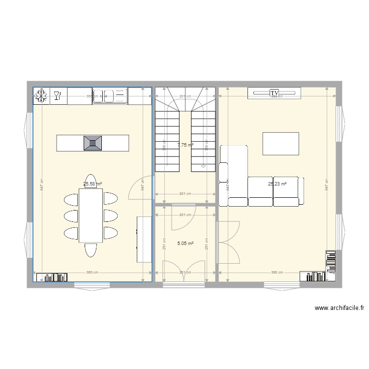 Maison Mairie V1. Plan de 0 pièce et 0 m2