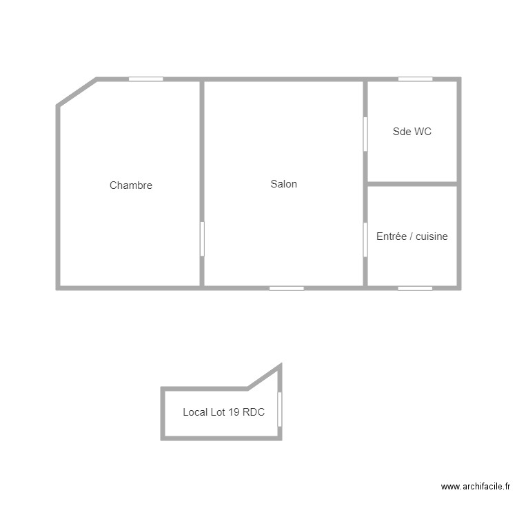 thenault. Plan de 0 pièce et 0 m2