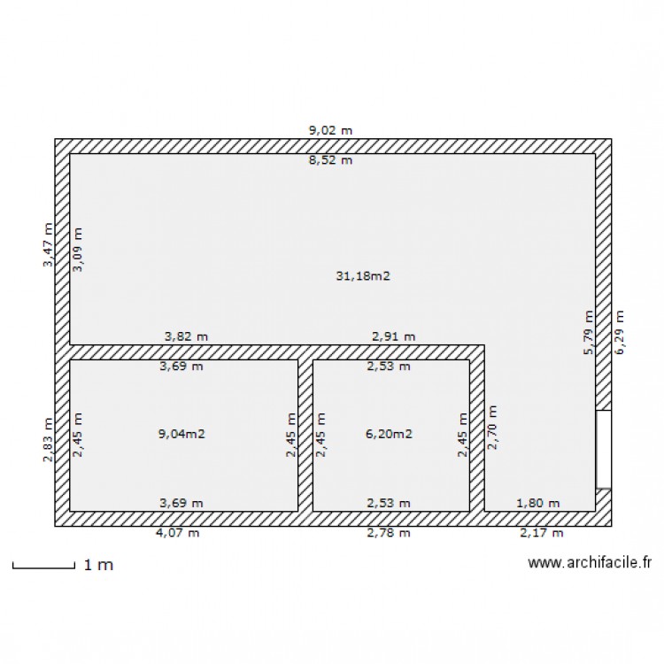 01/09/12. Plan de 0 pièce et 0 m2