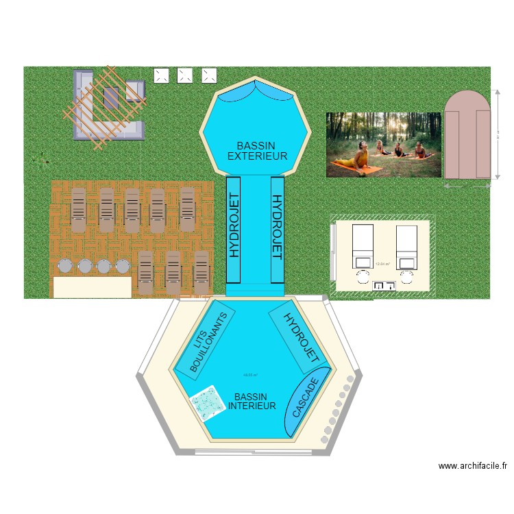 GROTTE AQUATIQUE. Plan de 0 pièce et 0 m2