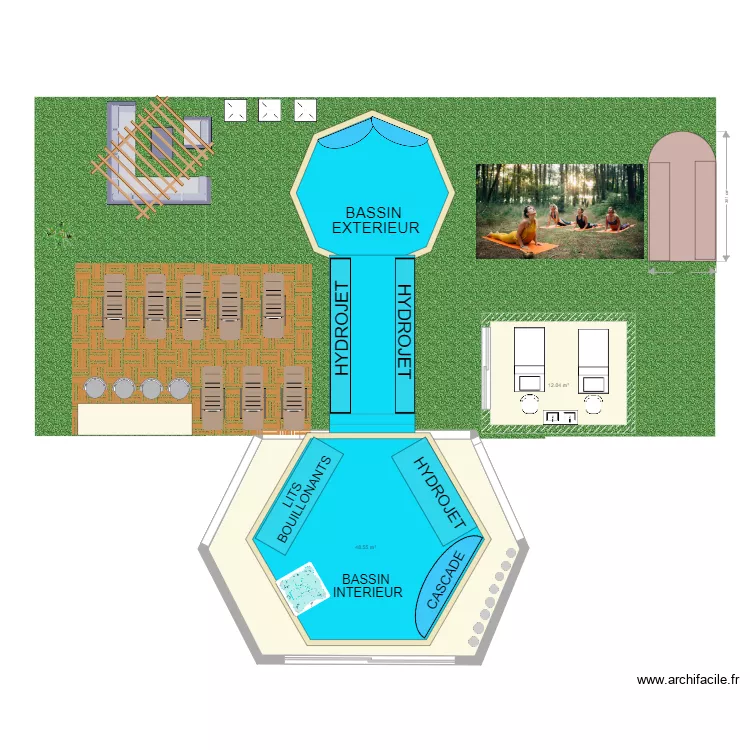 GROTTE AQUATIQUE. Plan de GROTTE AQUATIQUE. Plan de