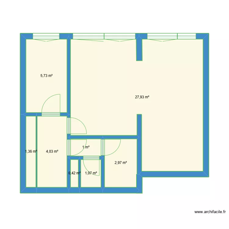 Paris-Choisy. Plan de 