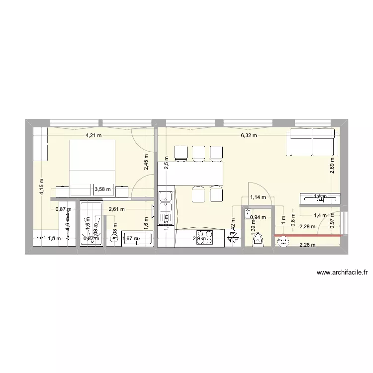 appart sarah morteau 03/04. Plan de appart sarah morteau 03/04. Plan de