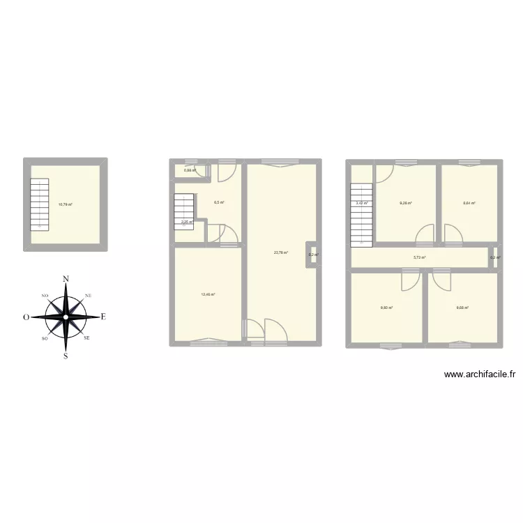 DEHMEJ. Plan de 14 Pièces et 104 m²