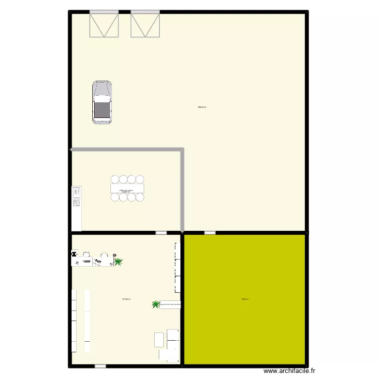 garage. Plan de 4 et 573 m² garage. Plan de 4 et 573 m²