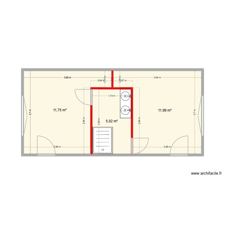 Tisserand 3. Plan de 0 pièce et 0 m2