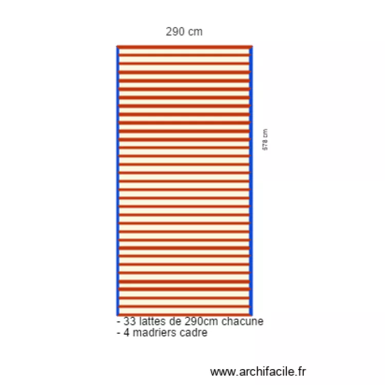 faux plafond 3eme etage. Plan de 