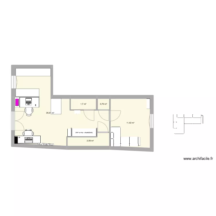 Appart. Plan de Appart. Plan de