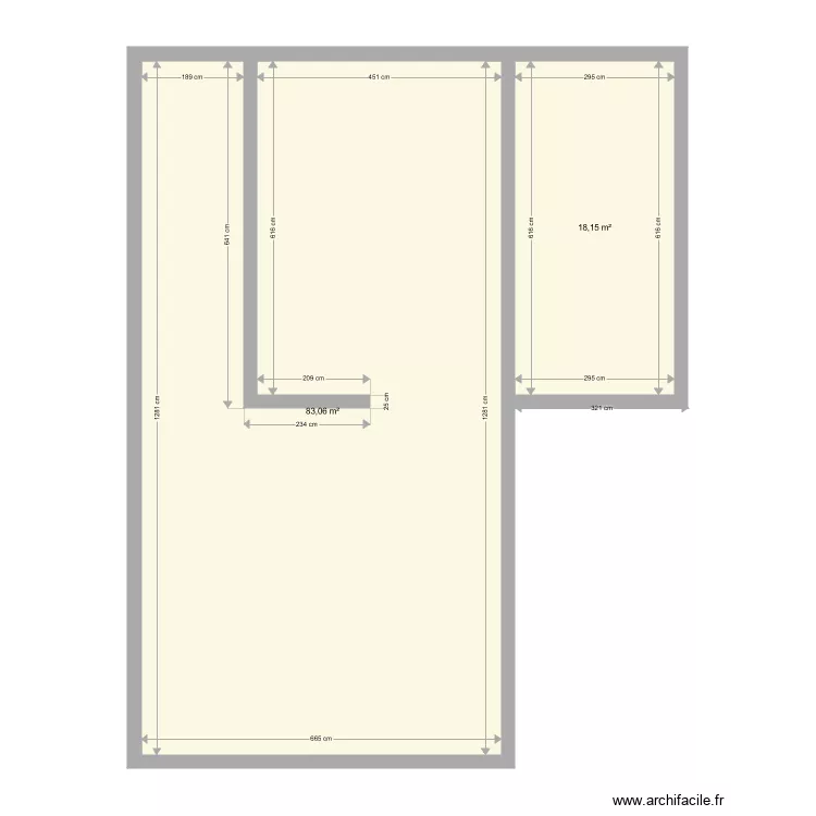 GARAGE. Plan de 