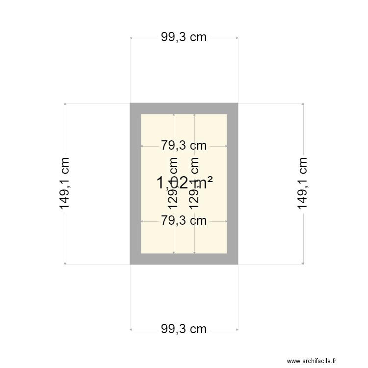 Toilettes. Plan de 0 pièce et 0 m2