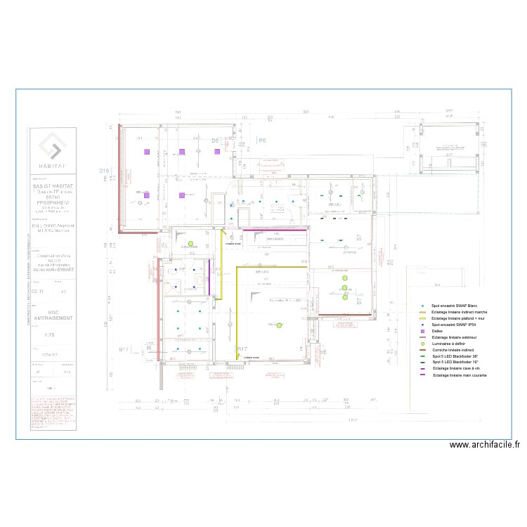 LANG RDC V2. Plan de 0 pièce et 0 m2