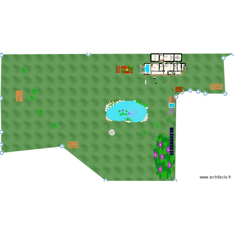 auberthe rdc. Plan de 0 pièce et 0 m2