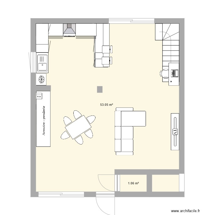 Nouveau salon . Plan de 0 pièce et 0 m2