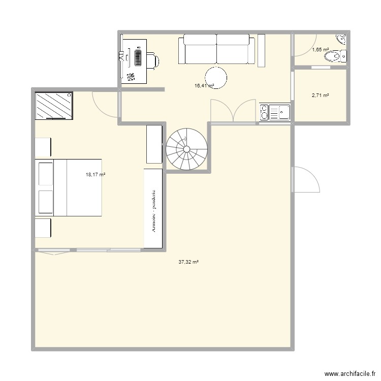 terrasse 2. Plan de 0 pièce et 0 m2