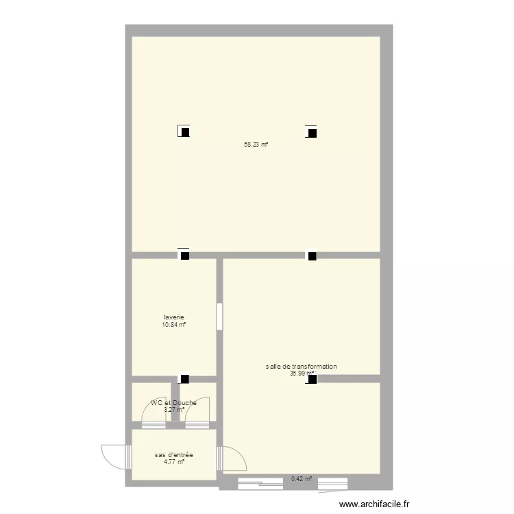 plan fromagerie. Plan de 