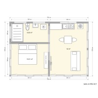Bungalow 40 m2 Haumi v2