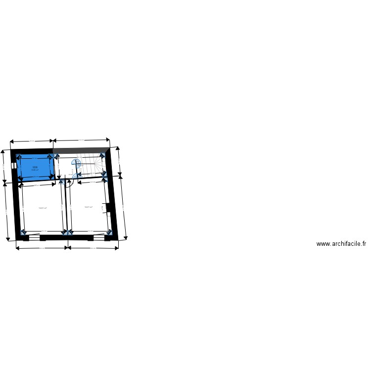 ODILE 1. Plan de 0 pièce et 0 m2