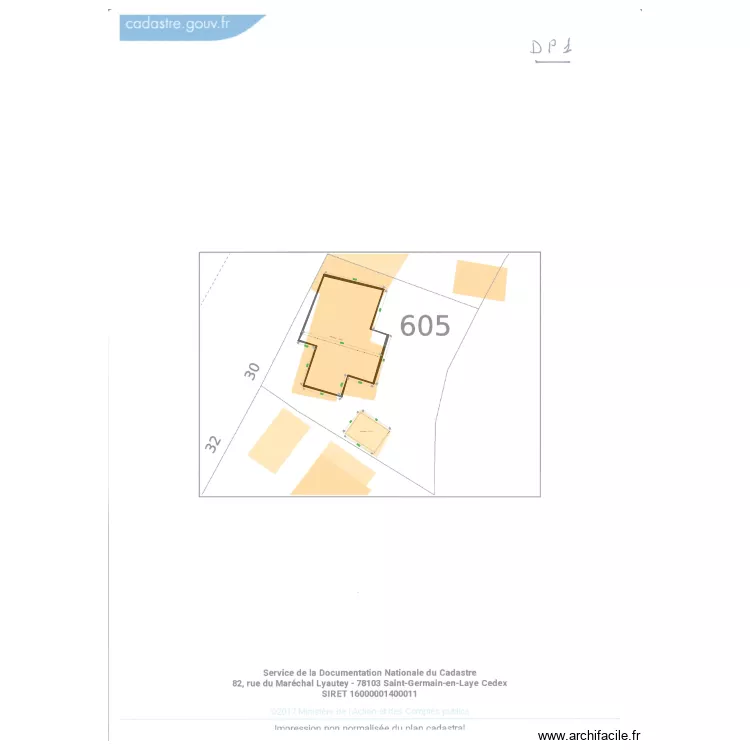 Plan de Masse. Plan de 