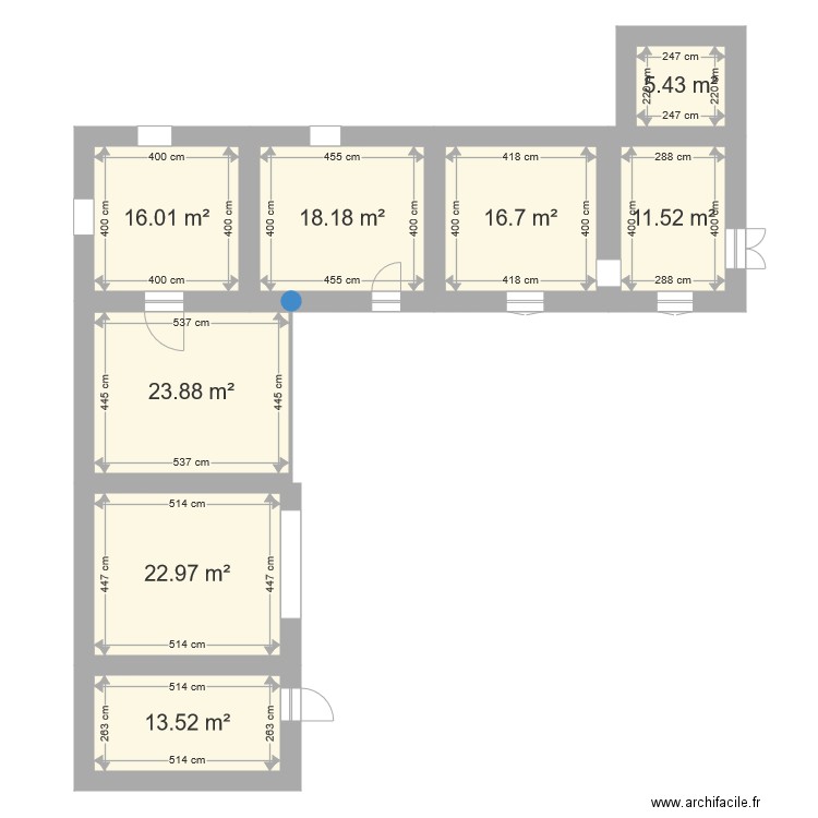 Mas Boisset rdc papa maman original. Plan de 0 pièce et 0 m2