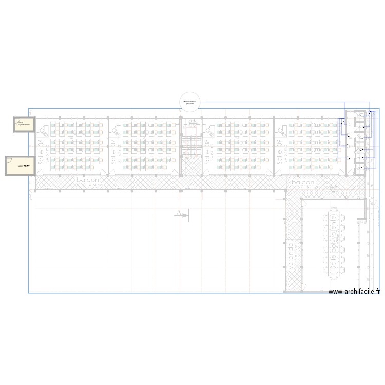 Alimentation eau potable Etage batiment SONARA. Plan de 0 pièce et 0 m2