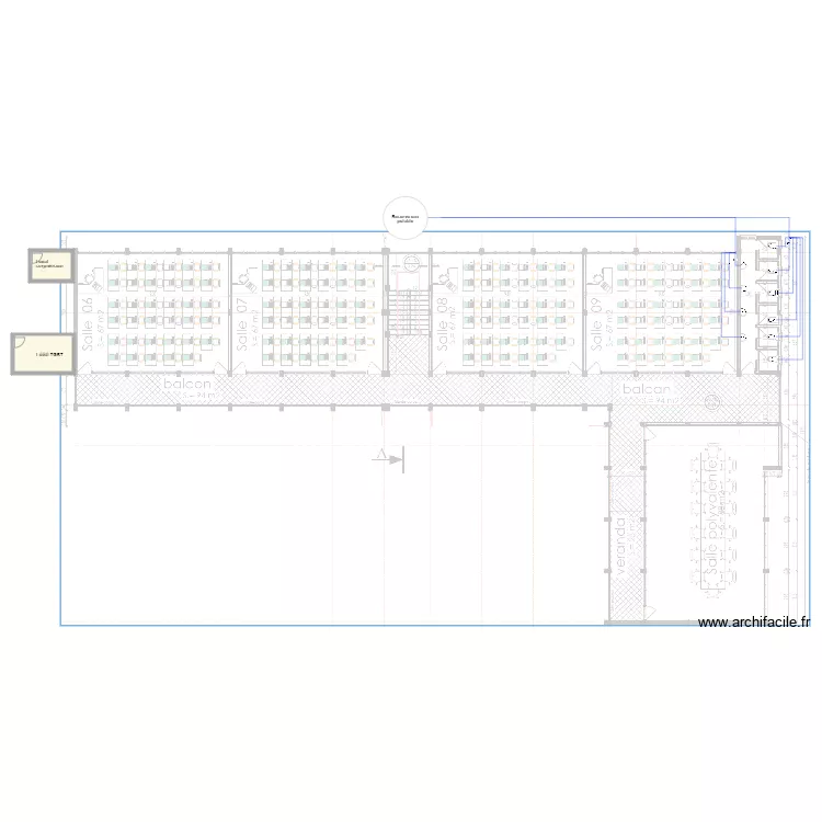 Alimentation eau potable Etage batiment SONARA. Plan de 0 pièce et 0 m2