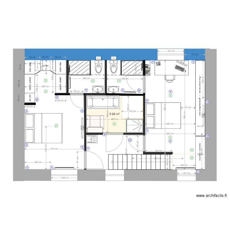 appartement Gournay 20200209g. Plan de 0 pièce et 0 m2
