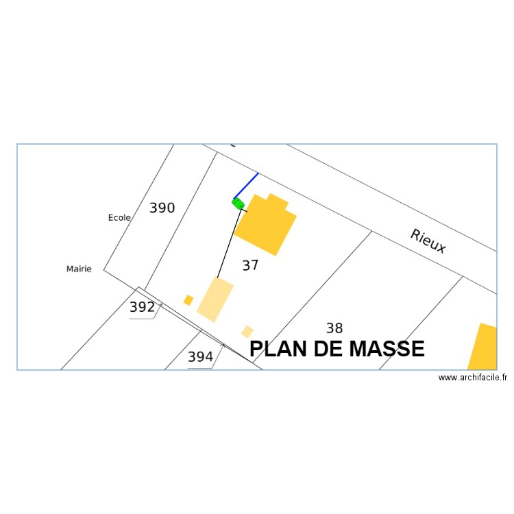 mailholas. Plan de 0 pièce et 0 m2