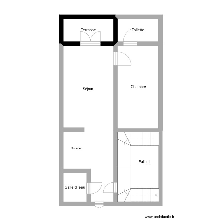 TORANNO 1 ER ETAGE. Plan de 0 pièce et 0 m2