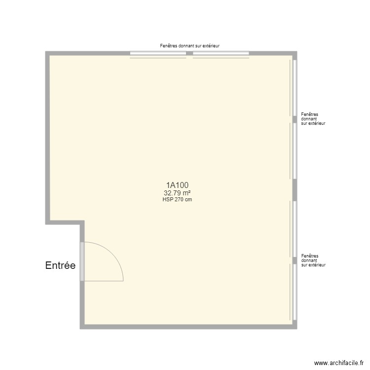 1A100 FS. Plan de 0 pièce et 0 m2