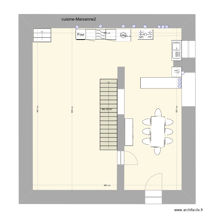cuisine-Marsanne2. Plan de 0 pièce et 0 m2