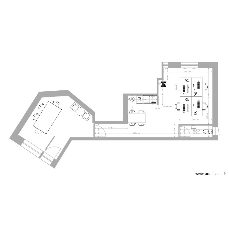 Laveran bureau 2. Plan de 0 pièce et 0 m2