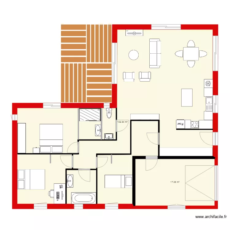 Maison 002. Plan de Maison 002. Plan de
