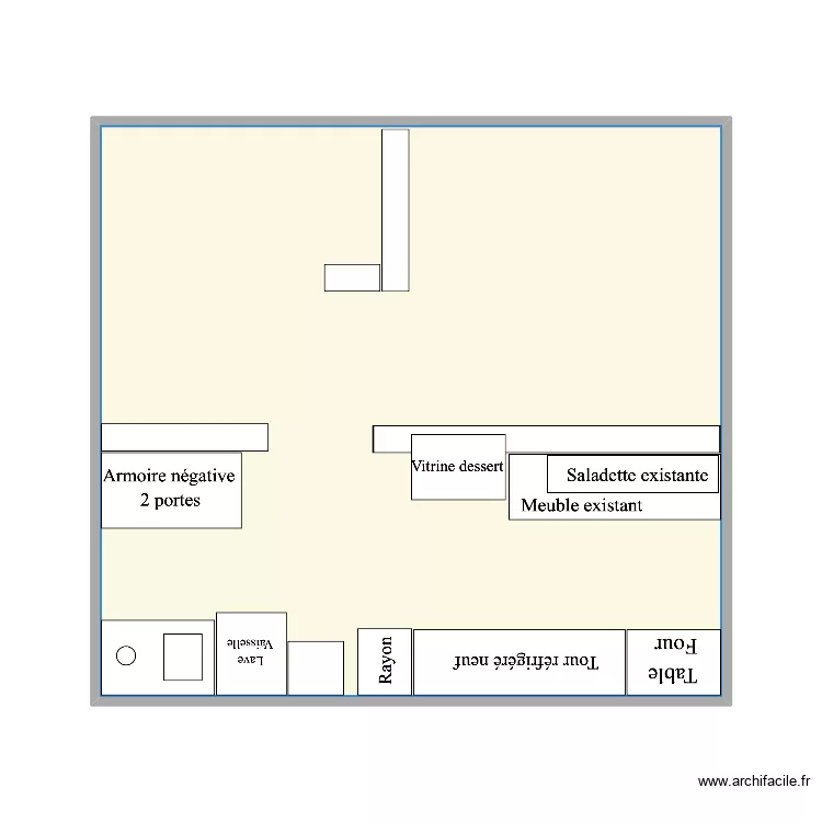 Restaurant Jean Paul V2. Plan de 