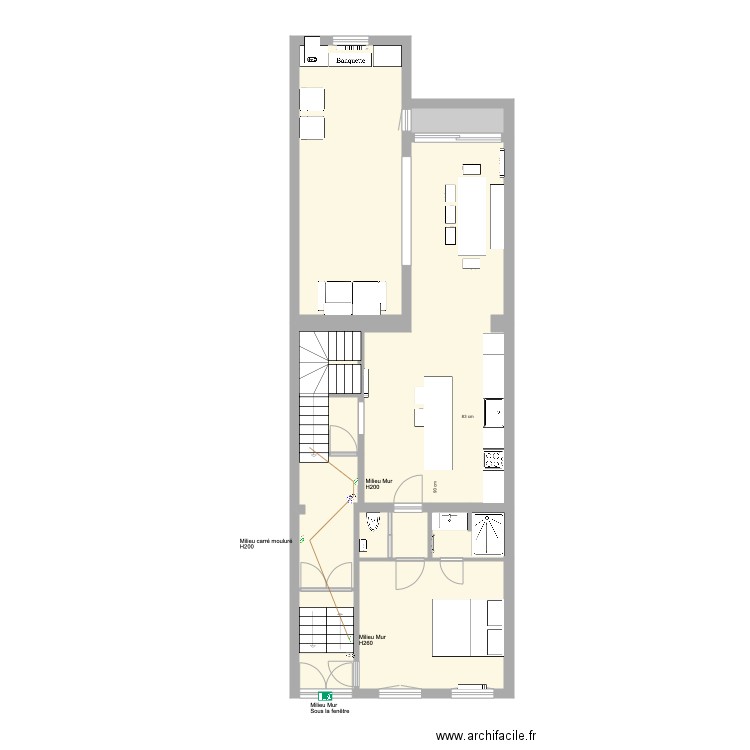 Tabellion Bel étage Communs Elec. Plan de 0 pièce et 0 m2