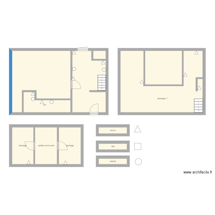 lost in asia. Plan de 11 pièces et 115 m2