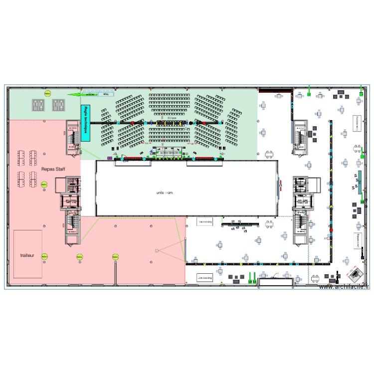 implantation FTI VF. Plan de 0 pièce et 0 m2