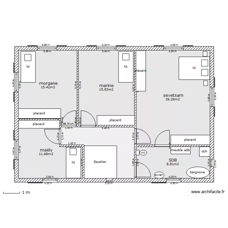 etage 001. Plan de etage 001. Plan de