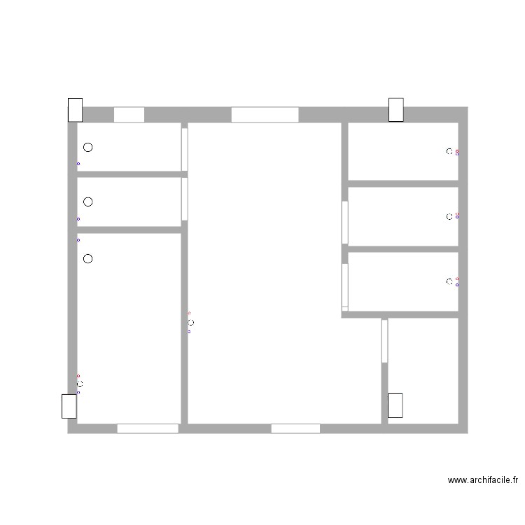 Douches comm hommes. Plan de 0 pièce et 0 m2