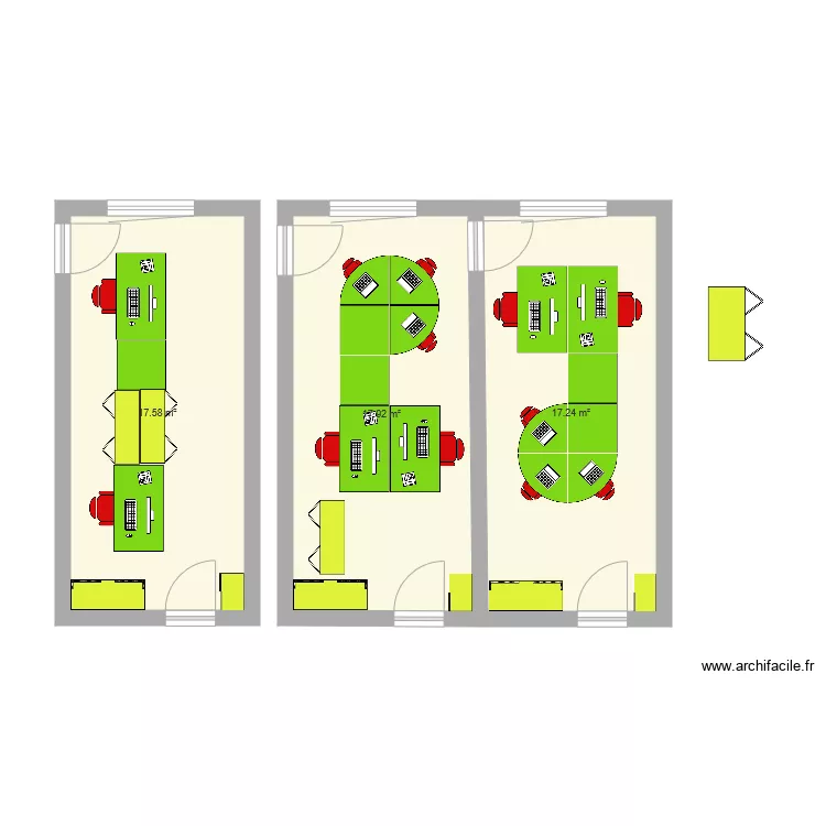 BUREAU 3. Plan de 