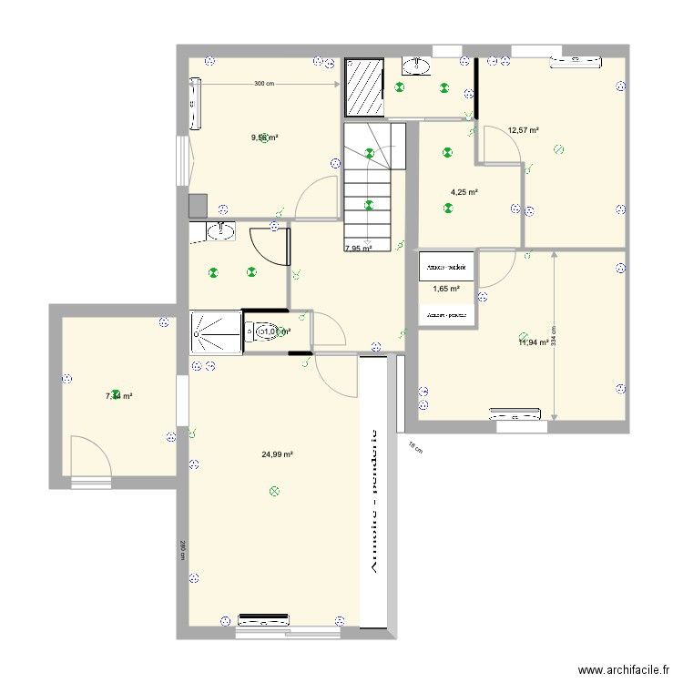 étages elec. Plan de 0 pièce et 0 m2