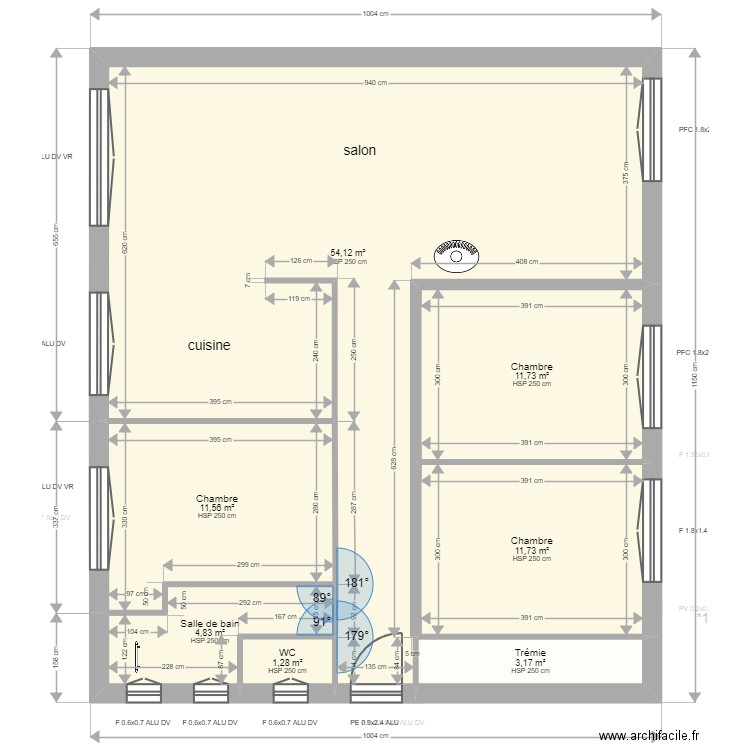 antonio almedia . Plan de 12 pièces et 197 m2